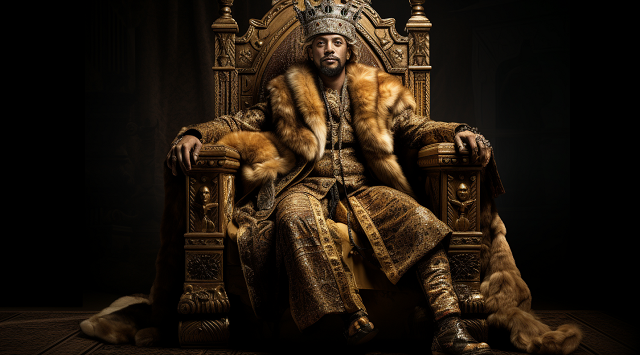 Król na tronie